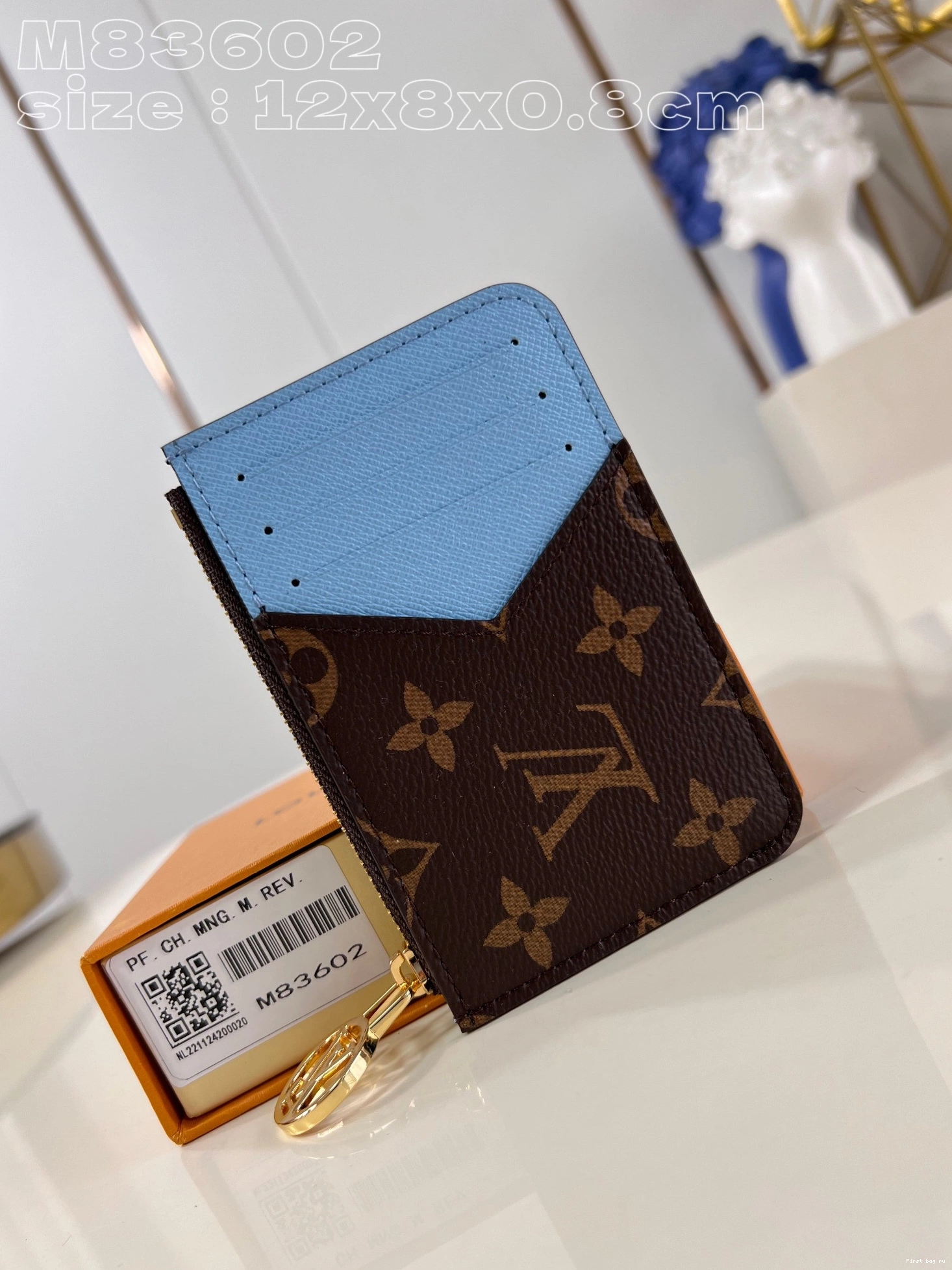 Frstbag ru Holder-12*8*0.8cm Card VUITTON Romy LOUIS 0729